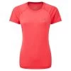 Ronhill Women's Tech Short Sleeve T-Shirt Hot Pink Marl / Pewter -Sports Equipment Discount Store rh 005180 wmns tech ss tee rh 00783 hot pink marlpewter front