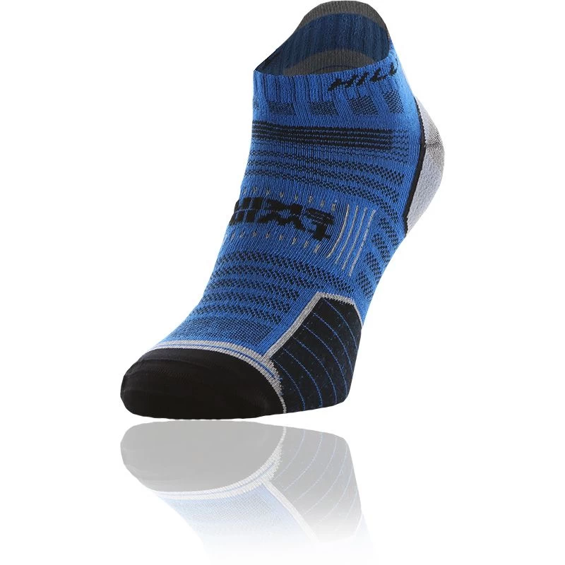 Ronhill Twin Skin Socklet Azurite / Grey Marl 3 Ronhill Twin Skin Socklet Azurite / Grey Marl