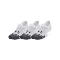 Under Armour Performance Tech 3-Pack Ultra Low Tab Socks White / Jet Grey