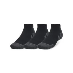 Under Armour Performance Tech 3-Pack Low Cut Socks Black / Jet Grey