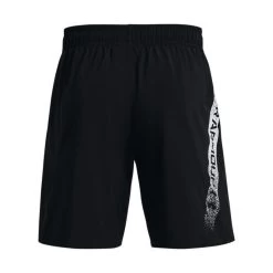 Under Armour Men's UA Woven Graphic Shorts Black / White