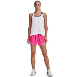 Under Armour Women's UA Play Up Shorts 3.0 Electro Pink / White -Sports Equipment Discount Store s7.v5 1344552 695 fsf