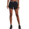 Under Armour Women's Play Up 5" Shorts Black / White -Sports Equipment Discount Store s7.v5 1355791 001 fc