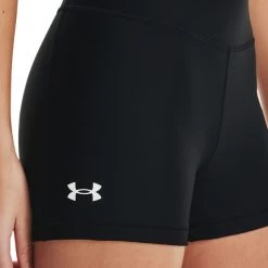 Under Armour Women's HeatGear® Armour Mid-Rise Shorts Black / White 8 Under Armour Women's HeatGear® Armour Mid-Rise Shorts Black / White -Sports Equipment Discount Store s7.v5 1360925 001 sidedet