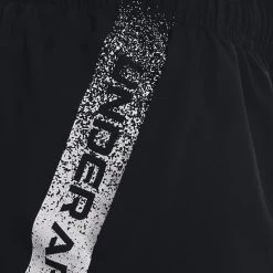 Under Armour Men's UA Woven Graphic Shorts Black / White -Sports Equipment Discount Store s7.v5 1370388 001 sidedet