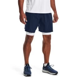 Under Armour Men's Woven Graphic Shorts Academy / White