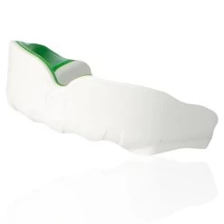 Makura Ignis™ Pro Mouth Guard White / Green -Sports Equipment Discount Store sportech pro makura mouthguard green wht 2