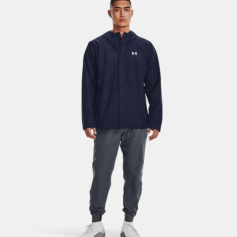Under Armour Men's UA Stormproof Cloudstrike 2.0 Jacket Midnight Navy / White 7 Under Armour Men's UA Stormproof Cloudstrike 2.0 Jacket Midnight Navy / White - Image 5