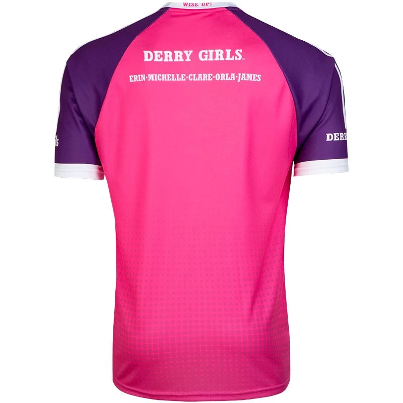 'Wise Up' Men's Derry Girls Jersey 4 'Wise Up' Men's Derry Girls Jersey - Image 2
